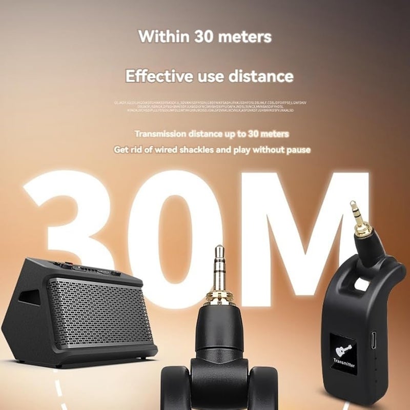 2.4GHz Wireless Guitar System Transmitter Receiver For Violin Keyboard Instruments - Image 3