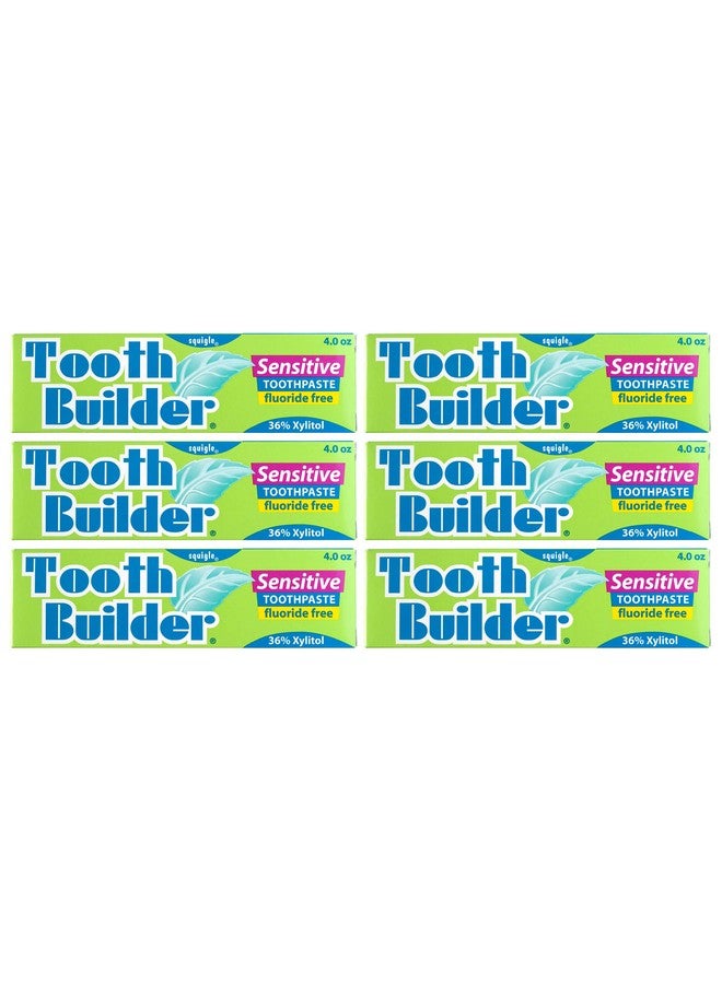 Squigle Tooth Builder SLS Free Toothpaste (Stops Tooth Sensitivity) Prevents Canker Sores, Cavities, Perioral Dermatitis, Bad Breath, Chapped Lips - 6 Pack - Image 1