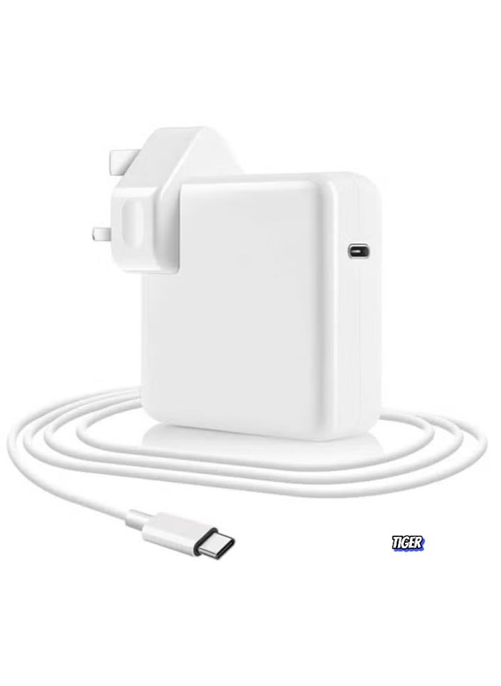 TIGER 96W Type C MacBook Pro-Air Fast Replacement Charger – Power Adapter for 13, 14, 15, 16 Inch 2016-2020 Models, Tablets, Smartphones, Thunderbolt Charger with USB-C Cable, Compatible with iPhone 15 - Image 1
