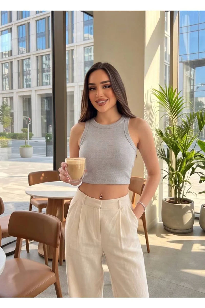 رايفان RYVAN Women's Crop Top