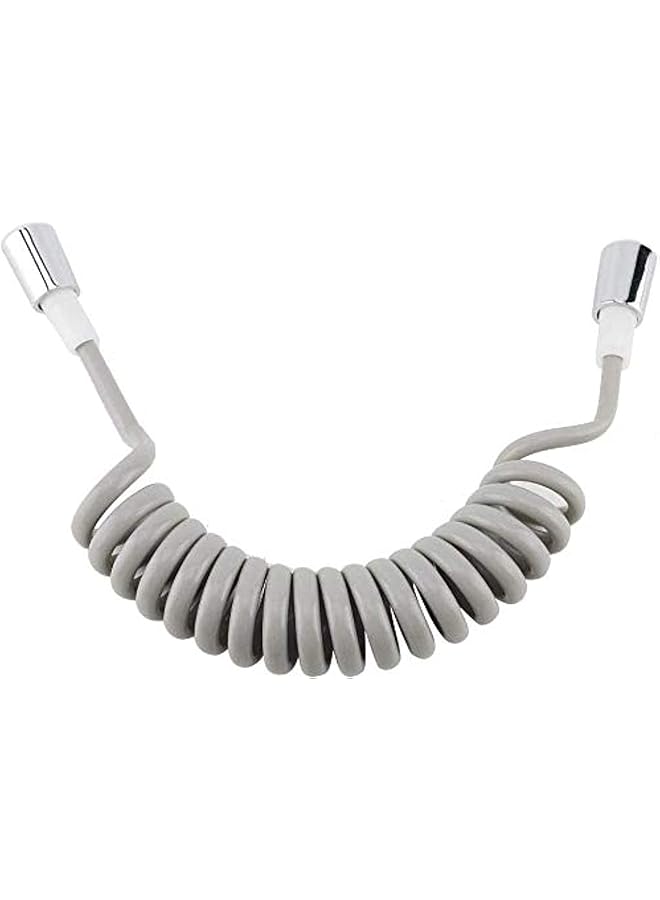 The Bros Telescopic Bidet Hose,The Bros 2m Flexible ABS Spring Replacement Shower Hose for Bathroom Handheld Shower Head Toilet Bidet Sprayer Retractable