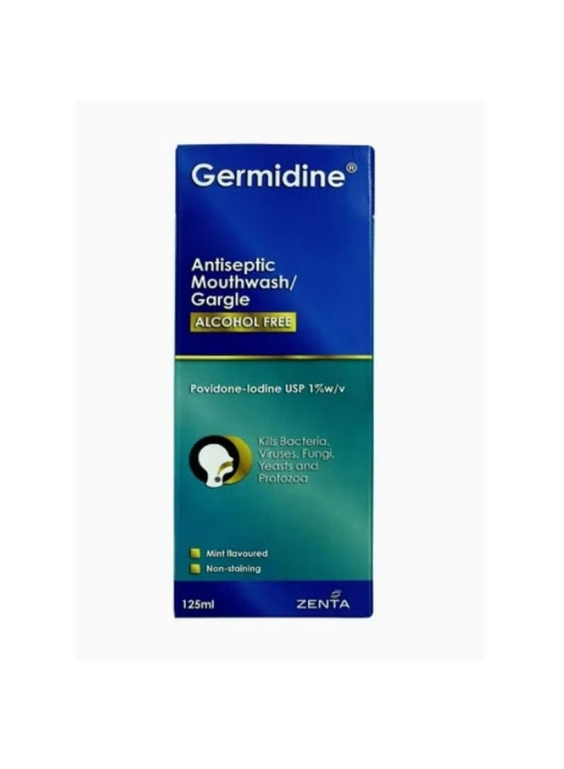 Germidine غسول فم مضاد للميكروبات جيرميدين - غرغرة 125 مل - Image 1