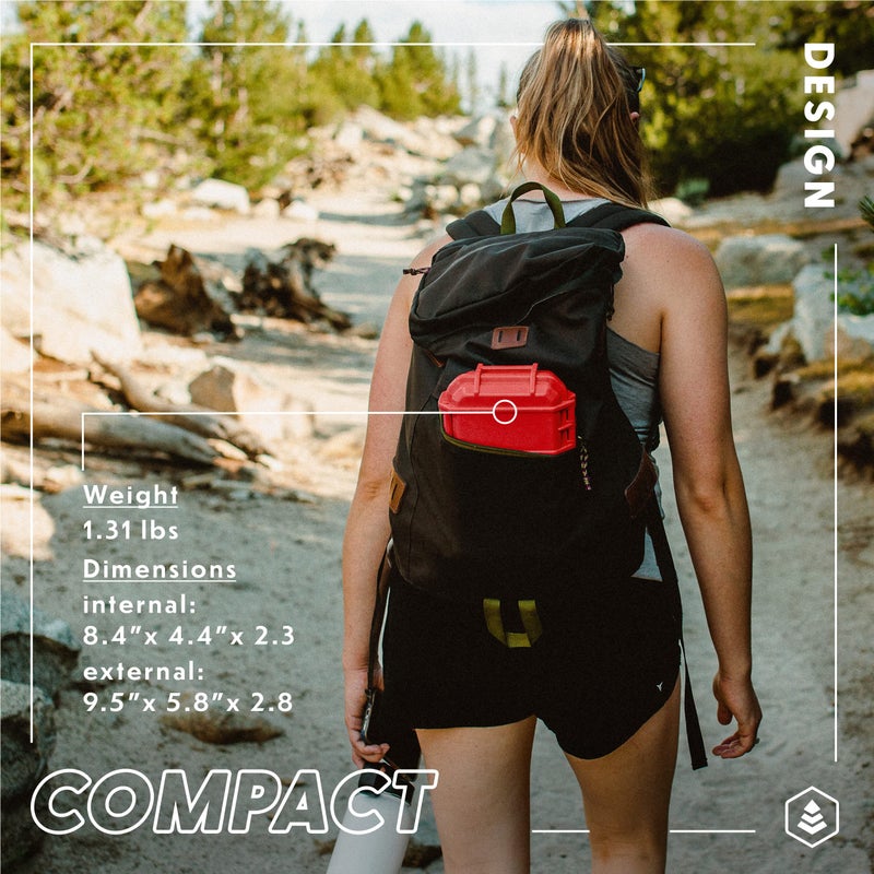 EVERGREEN صندوق جاف مقاوم للماء من إيفرغرين 56 - حالة حماية - سفر آمن / مواصفات عسكرية / صنع في الولايات المتحدة - لتنظيم معدات الكاميرات، الهواتف، التخييم، الصيد، المشي، الأنشطة اليومية، الرياضات المائية، السكاكين (توپو، أسود) - Image 4