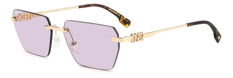 DSQUARED2 Rectangular Geometrical Sunglasses Frames