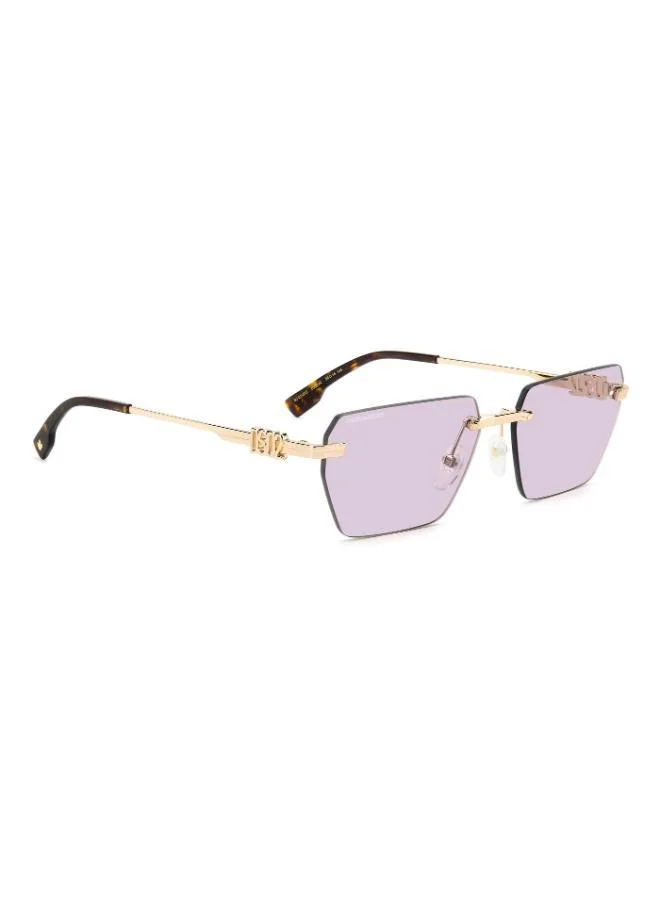 DSQUARED2 Rectangular Geometrical Sunglasses Frames