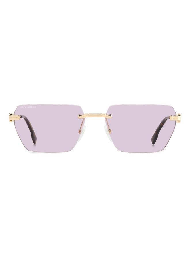 DSQUARED2 Rectangular Geometrical Sunglasses Frames - Image 3