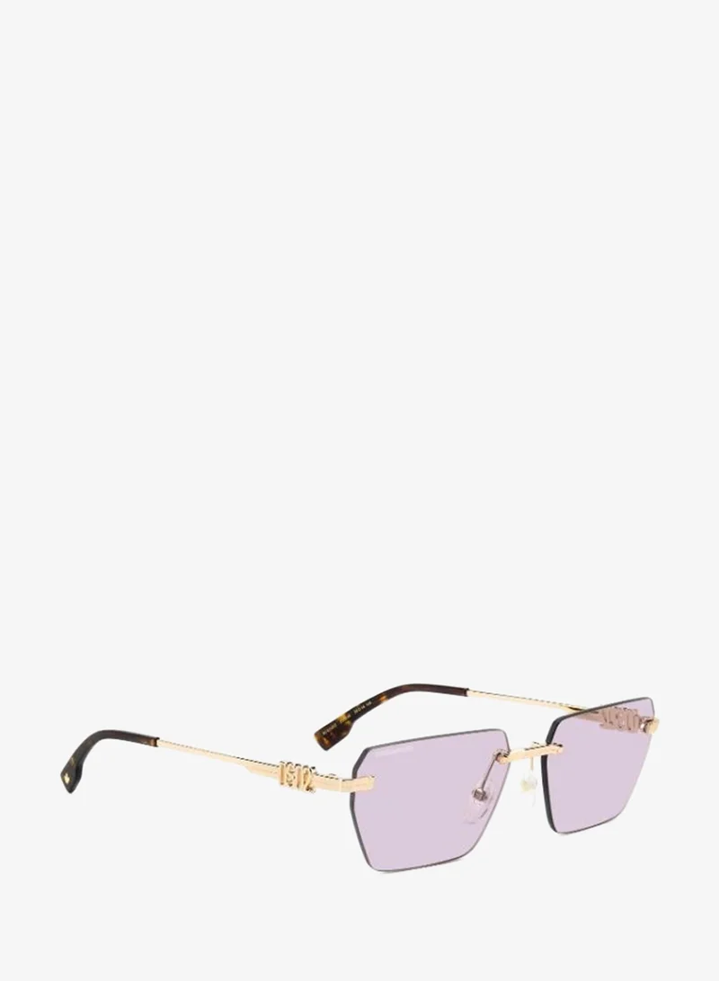 DSQUARED2 Rectangular Geometrical Sunglasses Frames