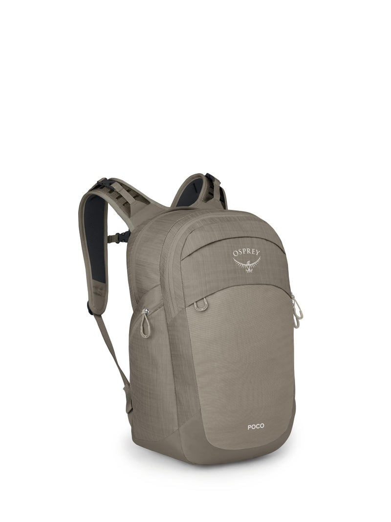 Osprey Poco Changing Backpack with Clipin Changing Pad Travel Diaper Bag Tan Concrete - Image 2