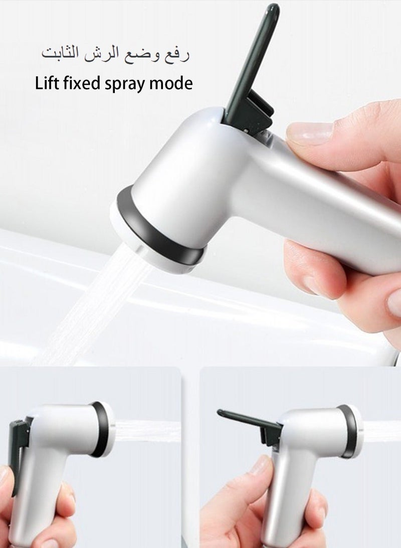 LUCKIER Shattaf Bidet Sprayer Toilet Sprayer, High Pressure Shatafa Kit with 4meters Hose and Universal Adapter for Taps Diameter 13-24mm. Suitable for home/hotel/bathroom - Image 2