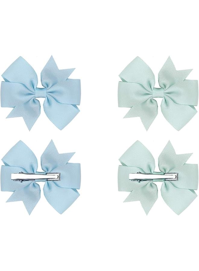 KASTWAVE Bow Hair Clips For Little Girls 20Pcs Baby Girls Clips 2" Grosgrain Hair Bows Children'S Alligator Clip Boutique Ribbon Kids Hair Accessories For Baby Girls Toddlers Kids - Image 3