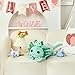 MaoGoLan Giant Axolotl Plush Stuffed Animal with 4 Babies Inside 315 Glow in The Dark Axolotl Pillow for Girl Boy Kid Soft Long Salamander Plushies Toy for Birthday Party Gifts Green - Image 4