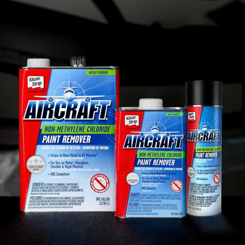 Klean Strip Aircraft Paint Remover, Professional Grade Paint Stripper for Automotive Coatings, Strips Polyurethanes & Epoxies, 15 Ounce Aerosol - Image 5