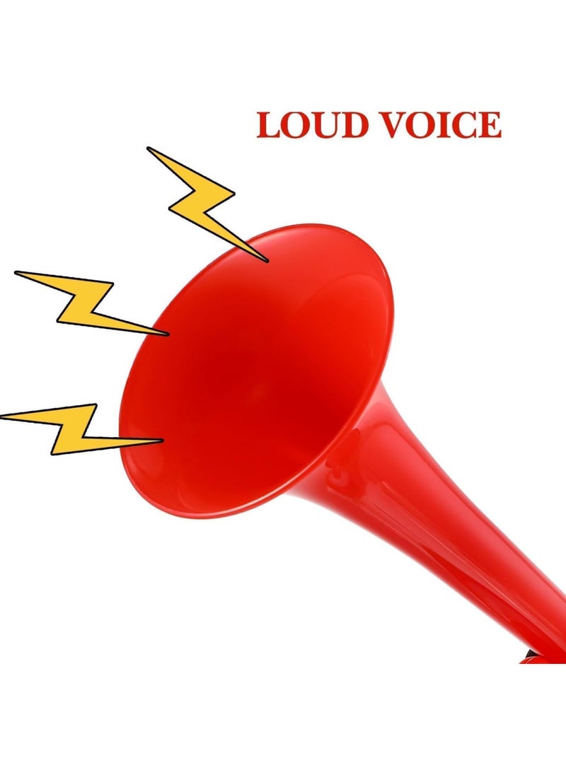 Scrolls - 2pcs Plastic Air Pump Horn With Hand Held Concerts Boating Horn Trump,Loud Noise Maker Festival Party - Image 1