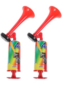 Scrolls 2pcs Plastic Air Pump Horn With Hand Held Concerts Boating Horn Trump,Loud Noise Maker Festival Party  - Image 3