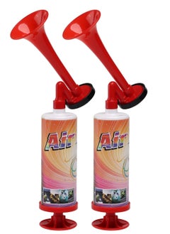 Scrolls 2pcs Plastic Air Pump Horn With Hand Held Concerts Boating Horn Trump,Loud Noise Maker Festival Party  - Image 1
