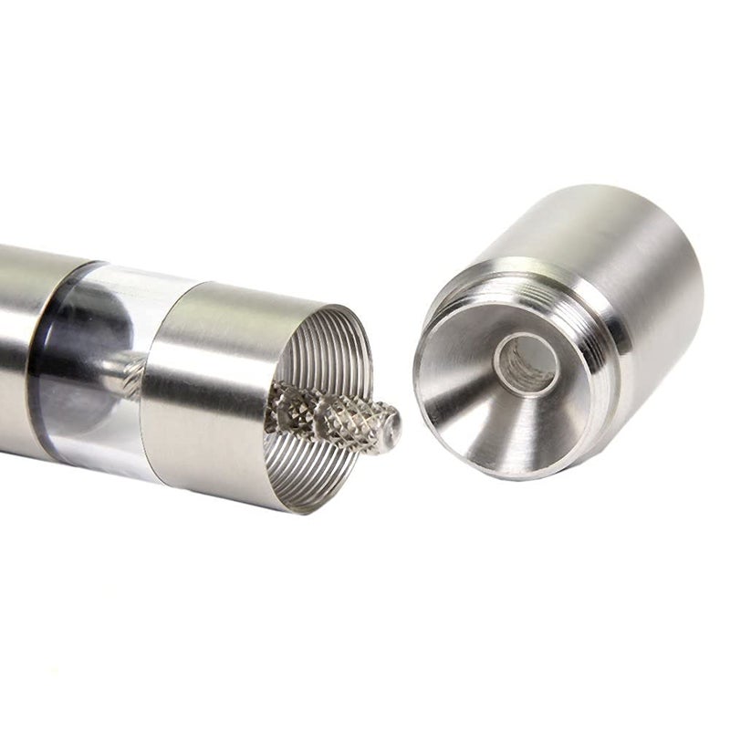 Honexa Stainless Steel Salt and Pepper Miller Grinder Hand Thumb Press Crusher Set Machine with Stylish Design for Grinding Salt and Black Pepper Pack1 - Image 5