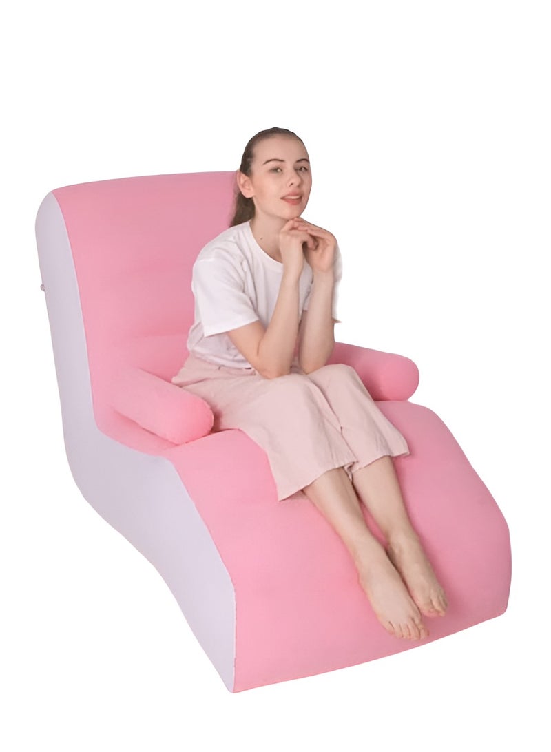 Generic Premium Inflatable Air Sofa Portable and Comfortable Lounge Chair for Indoor and Outdoor Use, Perfect for Camping, Beach, Poolside, and Backyard, Durable and Lightweight Air Couch  - Image 1