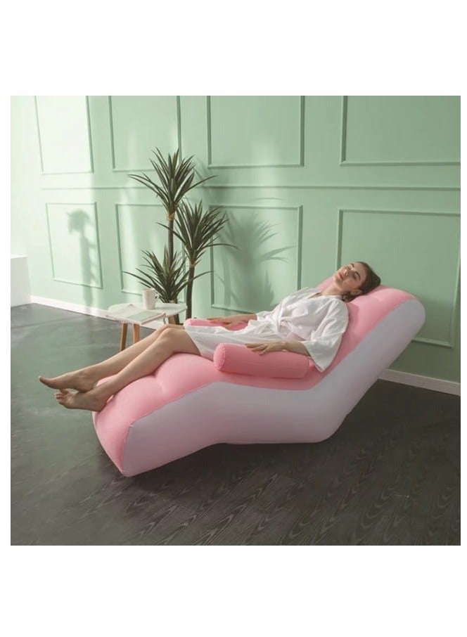 Generic Premium Inflatable Air Sofa Portable and Comfortable Lounge Chair for Indoor and Outdoor Use, Perfect for Camping, Beach, Poolside, and Backyard, Durable and Lightweight Air Couch  - Image 2