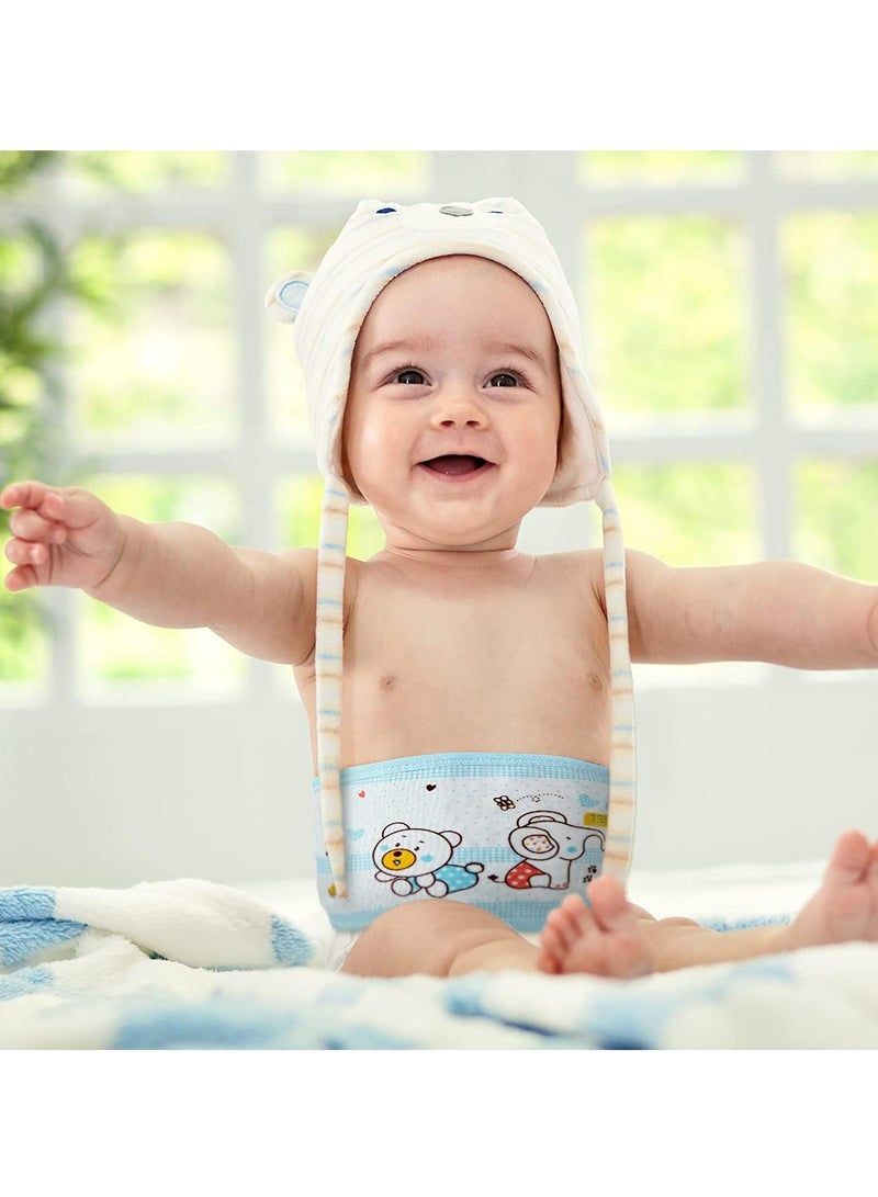 4 PCS Cotton Baby Infant Umbilical Cord Cover Belly Band Cartoon Baby Belly Protector Soft Newborn Navel Belt for 0-12 Months Babies - Image 5