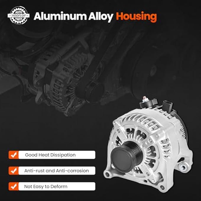 hodflop 12317605061 Alternator Fits for B-M-W 228i 320i 328i 428i 528i xDrive Gran Coupe M2 Z4 X1 X3 X4 2012-2018, 12V 210A CW 6-Groove Pulley - Image 5