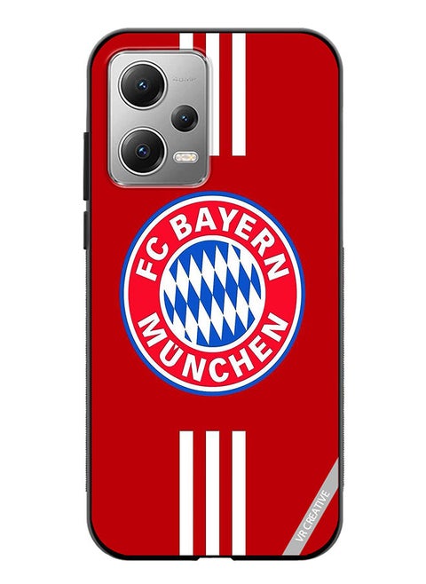 Protective Case Cover For Xiaomi Redmi Note 12 Fc Bayern Munchen Design Multicolour