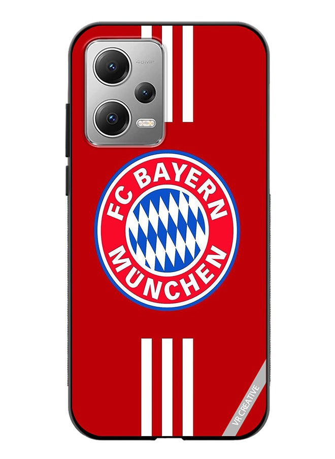 VR CREATIVE - Protective Case Cover For Xiaomi Redmi Note 12 Fc Bayern Munchen Design Multicolour - Image 1