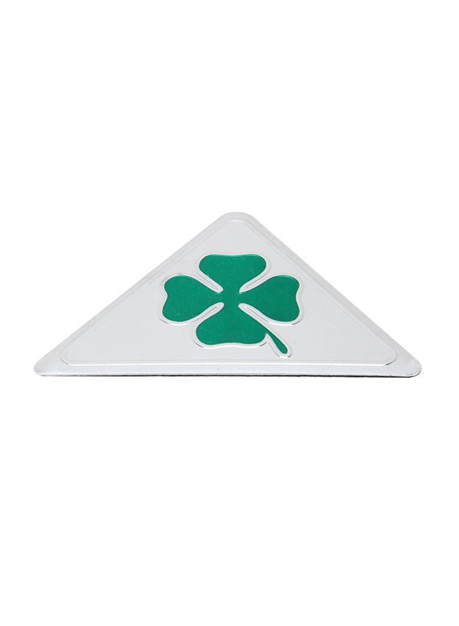 NIBEMINENT Aluminum Clover Leaf Triangle Badge  - Image 2
