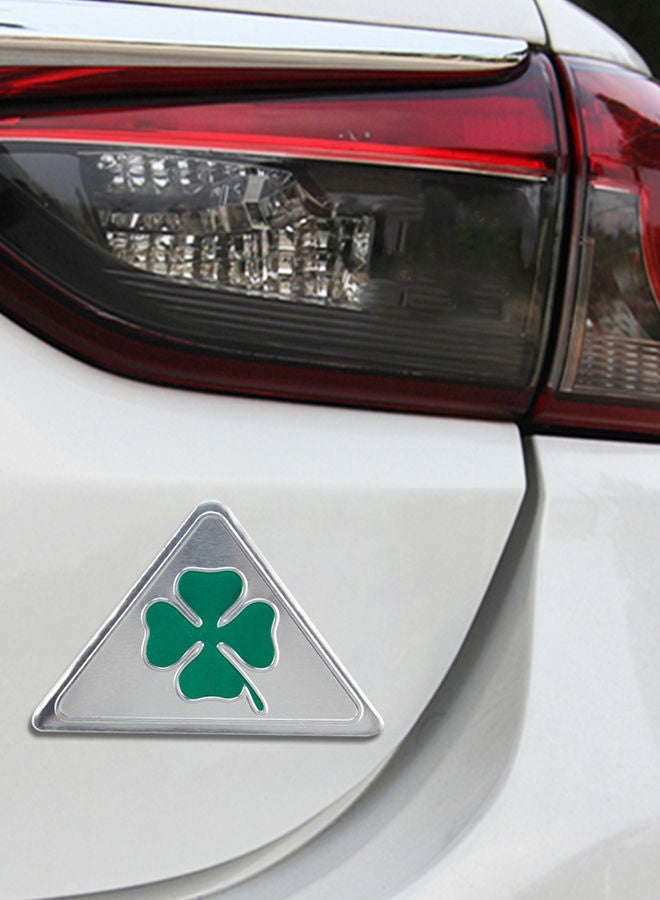NIBEMINENT Aluminum Clover Leaf Triangle Badge  - Image 3