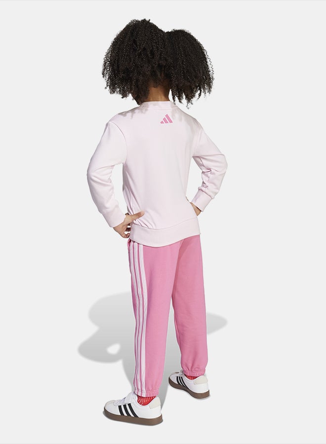 Adidas Seasonal Essentials Adiraptor Fleece Jogger Set Little Kids - Image 2