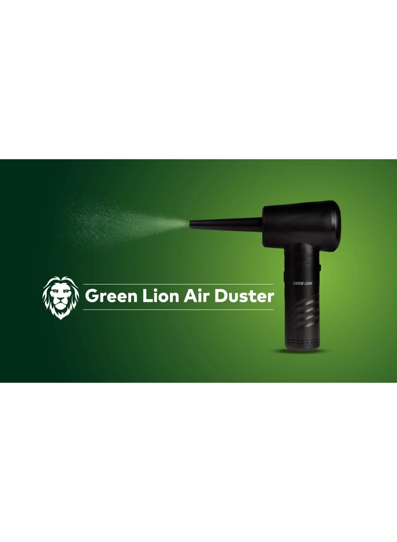 GREEN LION Air Duster / Cordless / Portable/ Lightweight Design / Powerful Vacuum and Air Blower / Widely Compatible / ABS Material / Rechargeable / Strong Wind / Consistent Airflow - Black - Image 4