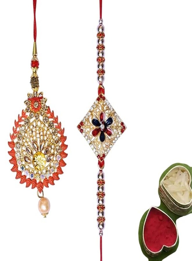RAKHI, Rakhi for brother, Rakhi for sister, Rakhi Gift For Bhaiya Bhabhi, Rakhi Lumba Set, RAKHI GIFT SET (L-2)