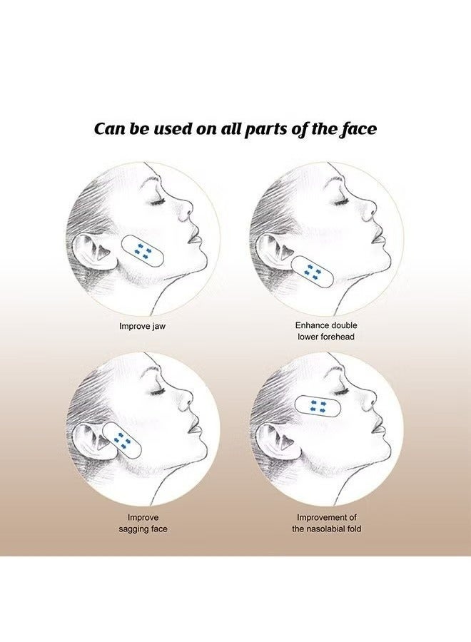 Jaysuing 120 Pcs Invisible Face Lifting Patch Stretchable Facial Tape For Double Chin Eyes Wrinkles Firming Skin Makeup Prep Daily Beauty Care - Image 4