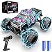 DEERC 116 Glowing Spider Remote Control Car Fast RC Cars W2 Rechargeable Batteries for 40 Min Play All Terrain OffRoad Monster Truck Toys for Boys Kids Age 47 812 Birthday Xmas Gift - Image 3