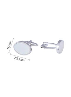 Oval White Mother Of Pearl Cufflinks In Gift Box Cuff Links For Formal Business Wedding Anniversary Dress - pzsku/ZD1304EB0025C4F6128F7Z/45/_/1735816729/ab31616e-e7f1-48e3-8158-c36cb5d916a7