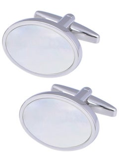 Oval White Mother Of Pearl Cufflinks In Gift Box Cuff Links For Formal Business Wedding Anniversary Dress - pzsku/ZD1304EB0025C4F6128F7Z/45/_/1735816768/a02f329f-e1b7-491c-ba3f-ed77709f3a7b