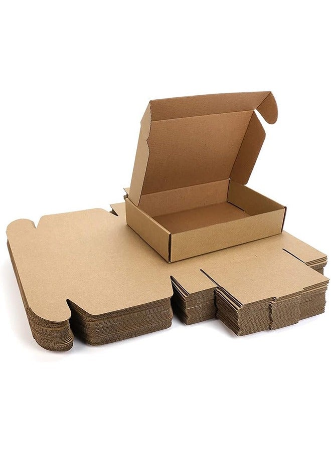 MVAQKLM  20PCS Small Shipping Boxes, 23x16x5cm Corrugated Cardboard Mailing Box Packaging for Small Business, Tab Locking Literature Mailer Boxes Flat Shipping Boxes Empty Gift Packing Boxes Supplies  - Image 1