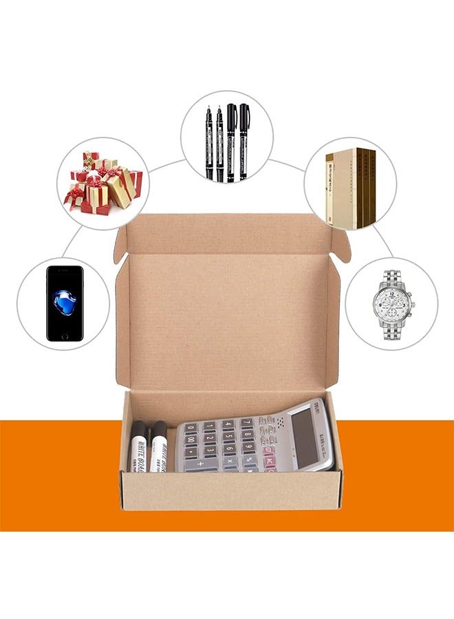 MVAQKLM  20PCS Small Shipping Boxes, 23x16x5cm Corrugated Cardboard Mailing Box Packaging for Small Business, Tab Locking Literature Mailer Boxes Flat Shipping Boxes Empty Gift Packing Boxes Supplies  - Image 4