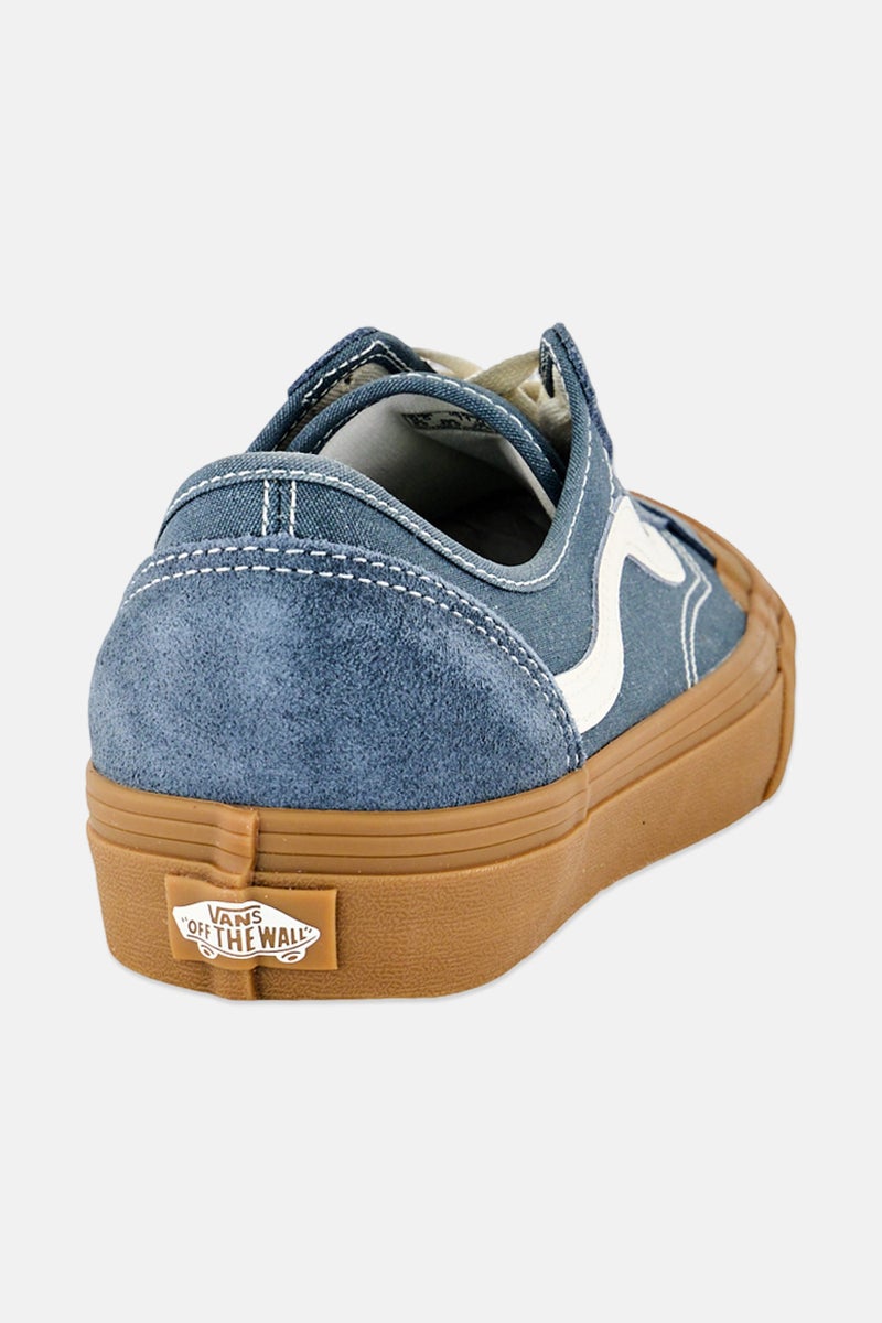 VANS Men Style 136 Deco Lace Up Skateboard Shoes, Steel Blue - Image 2