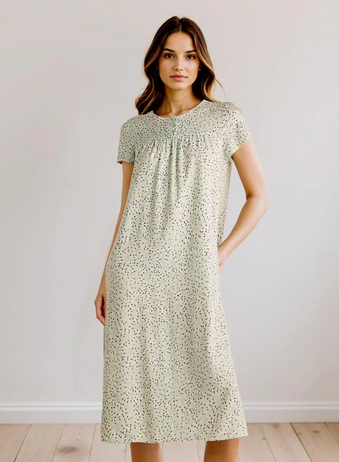 Splash FAV Printed Night Dress