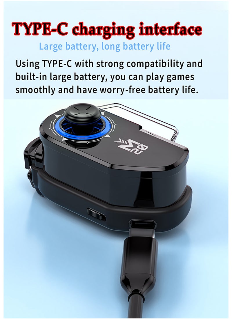 M20 Mobile Game Controller Joystick and L1 L2 Button for PUBG Bluetooth 5.0 Connection Sensitive for Android 7.0 Above Supported