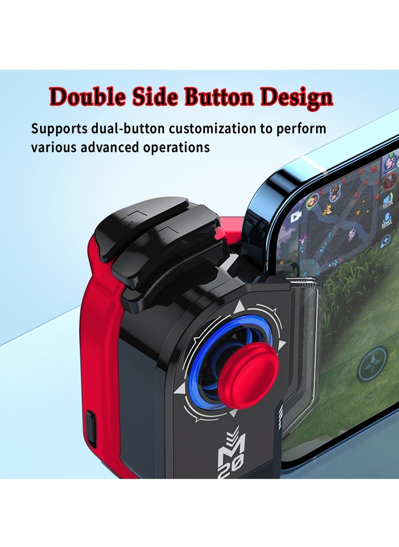 M20 Mobile Game Controller Joystick and L1 L2 Button for PUBG Bluetooth 5.0 Connection Sensitive for Android 7.0 Above Supported