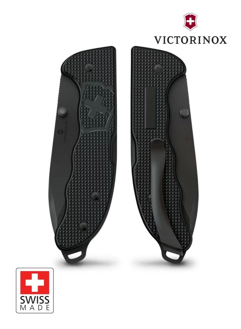 Victorinox Evoke BS Alox Pocket Knife Black (0.9415.DS23) | Premium Swiss Army Knife | Locking Blade, Alox Scales, Detachable Thumb Stud & Clip - Image 3