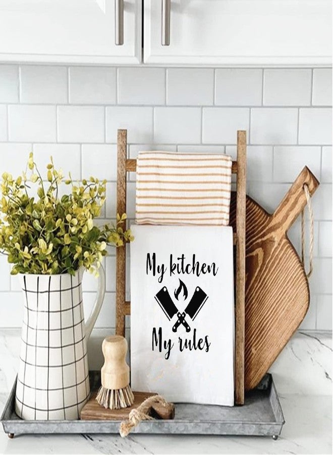 JAJADO Silk Screen Stencils Farmhouse Kitchen Stencil Screen Print Transfers Mesh Adhesive Stencils Reusable Sign Stencils for Home Dining Room Wall Decoration DIY Painting Hand Towel/Fabric/Wood - Image 2