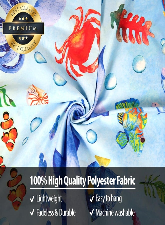 ديكو وال نسيج جداري DECOWALL TP-010 بتصميم حيوانات بحرية، مقاس 150 سم × 100 سم، ملصق تعليمي للأطفال، يُعلق على الحائط في غرفة النوم، غرفة المعيشة، غرفة الأطفال، أو حتى في غرف النوم الجامعية. يُضفي لمسة فنية على ديكور المنزل، مستوحى من الشعاب المرجانية، الشاطئ، الطبيعة، المحيط، والسلاحف. - Image 3