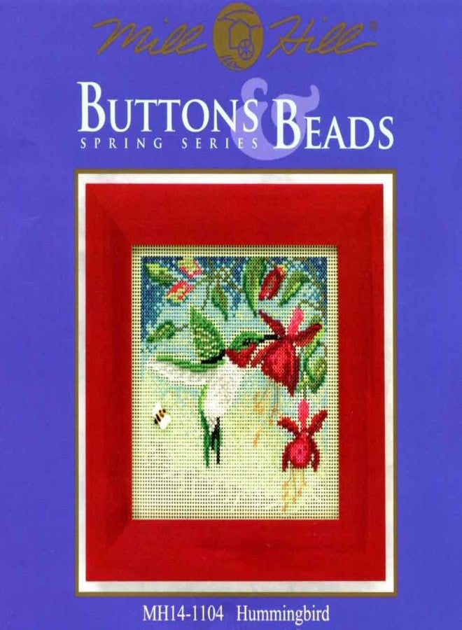 Mill Hill Hummingbird Beaded Counted Cross Stitch Kit Buttons & Beads 2011 Spring MH141104 - Image 3