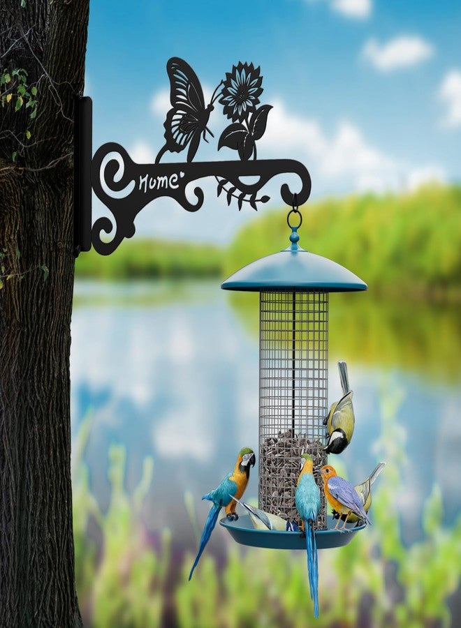 BBTFAA Metal Plant Hooks (2-Pack) - Decorative Wall Hangers with Butterfly Design for Indoor & Outdoor Use - Hanging Brackets for Plants, Flower Baskets, Bird Feeders, Lanterns - Patio, Garden, Home Decor - Image 5