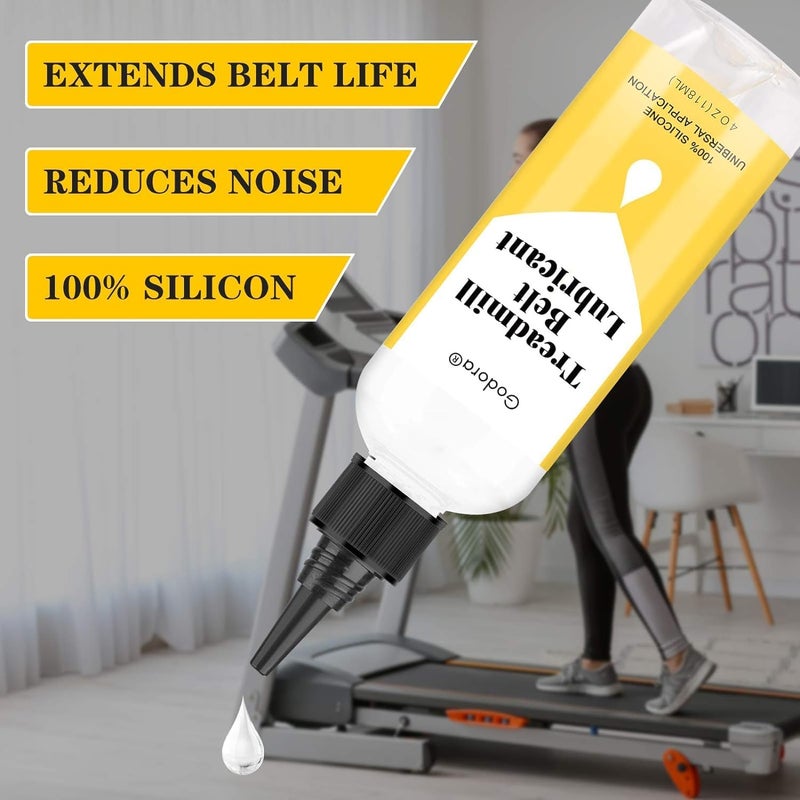 Godora Premium 100% Silicone Lube 4 Ounces for Treadmill Belt Lubrication, Easy to Apply Lubricant Oil, Suitable for Nearly All Type of Treadmills - Image 2