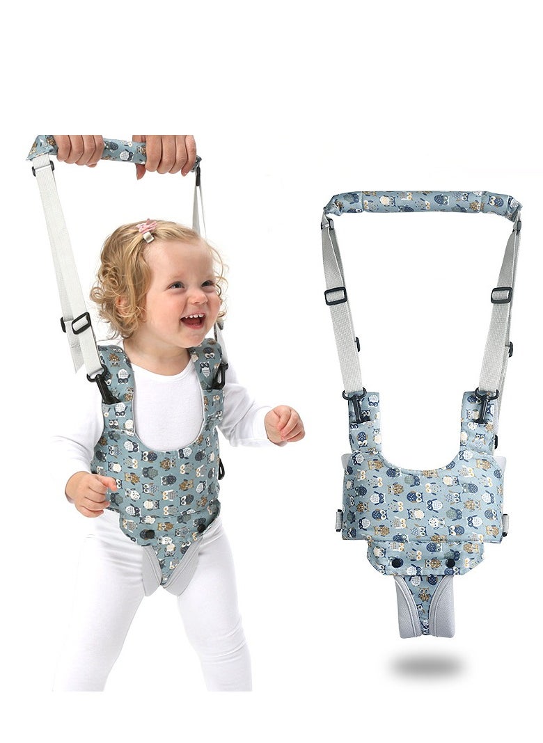 MIXDE Baby Walker, Toddler Walking Harness with Handheld Support - Adjustable Learning Assistant for Children 7-24 Months - Protective Belt for Safe Standing & Walking 