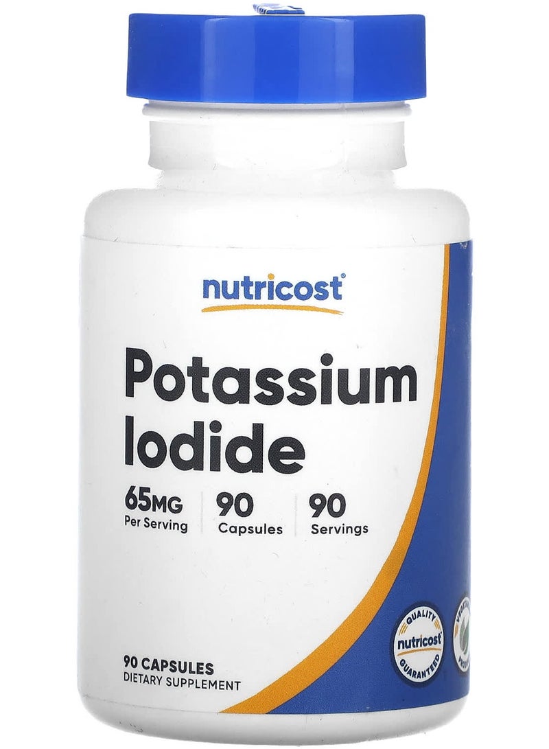 Nutricost Potassium Iodide, 65 mg, 90 Capsules