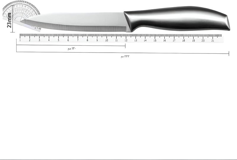 Stainless Steel Kitchen Knife, Sharp and Durable, Rust Resistant, Non-Stick Blade - Image 3